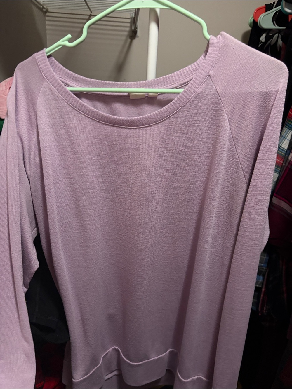 GAP Lavender Lightweight Long-Sleeve Pullover